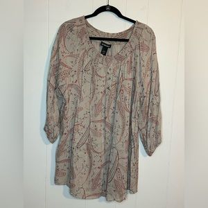 Lane Bryant 3/4 sleeve lightweight shirt size 22/24. Never worn.